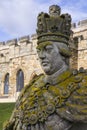 King George III Statue at Lincoln Castle Royalty Free Stock Photo