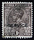 King George V with Indian emperor`s crown, Definitives 1926-36 serie, circa 1979