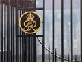 King George VI royal cypher in a gate