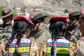 King Gyanendra visitng Jomsom in Nepal Royalty Free Stock Photo