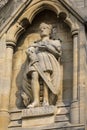 King Harold Sculpture at Waltham Abbey Royalty Free Stock Photo