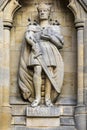 King Harold Sculpture at Waltham Abbey Royalty Free Stock Photo