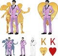 King Of Hearts Attractive Asian Man With Corps De