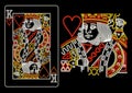 King of Hearts in neon