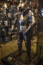 King Henry VIIIs suit of Armour at the Tower of London Royalty Free Stock Photo