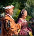 Charles Brandon and MaryTudor reenactment actors