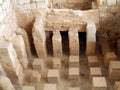 King Herod Palace bath, Masada in Judean Desert, Israel Royalty Free Stock Photo