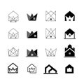 King home set Logo desain Royalty Free Stock Photo
