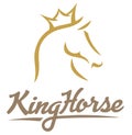 King Horse gold abstract