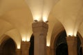 King Hussein Bin Talal mosque in Amman (at night), Jordan