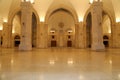 King Hussein Bin Talal mosque in Amman (at night), Jordan