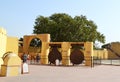 King instrument (yantra raj) at astronomical observatory Jaipur Rajasthan India