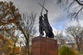 King Jagiello Monument - New York City Royalty Free Stock Photo