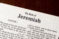 The Book of Jeremiah Title Page Close-up