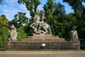 King Jan III Sobieski monument in Warsaw Royalty Free Stock Photo