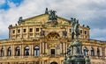 King Johann I Mounument and Semperoper in Dresden