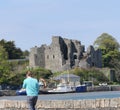 King John`s Castle on Carlingford Lough County Louth Ireland Royalty Free Stock Photo