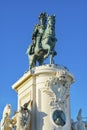 King Jose Statue Commerce Square Lisbon Portugal