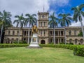 King Kamehameha I Statue, Ali iolani Hale Royalty Free Stock Photo