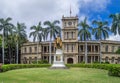 King Kamehameha I Statue, Ali iolani Hale Royalty Free Stock Photo