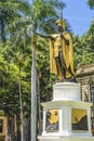 King Kamehameha Statue State Government Building Honolulu Oahu Hawaii Royalty Free Stock Photo