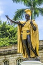 King Kamehameha Statue State Government Building Honolulu Oahu Hawaii