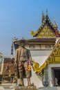 King Kawila statue at Wat Chedi Luang in Chiang Mai, Thailand. King Kawila worked hard to resurrect Lanna cultures and traditions,