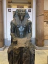 King Khafra statue 4th dynasty pyramid builder