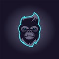 King kong head logo Design Royalty Free Stock Photo