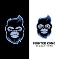 King kong head logo Design Royalty Free Stock Photo