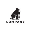 King kong Logo design Royalty Free Stock Photo