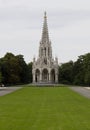 King Leopold I Monument With Field Royalty Free Stock Photo