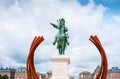 King Louis XIV monument at Palace of Versailles Royalty Free Stock Photo