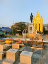 King Mangrai Monument, the great king who founded the city of Chiang Rai and Lanna Thai kingdom.