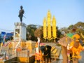 King Mangrai Monument, the great king who founded the city of Chiang Rai and Lanna Thai kingdom.