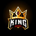 King Mascot Logo