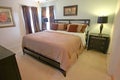 King Master Bedroom Royalty Free Stock Photo