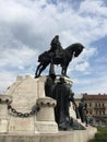 King Matthias Corvinus statue, Cluj-Napoca Royalty Free Stock Photo