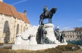 King Matthias statue Royalty Free Stock Photo
