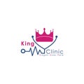 King medical logo design