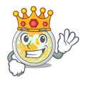 King naengmyeon in the a shape cartoon