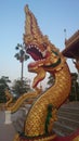 King of Nagas statue Royalty Free Stock Photo