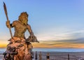 King Neptune at Neptune Park, Virginia Beach Royalty Free Stock Photo