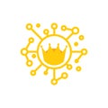 King Network Logo Icon Design