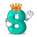 King number eight volume logo the mascot