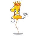 King number one balloon stickto cartoon door