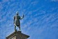 King Olav statue in Trondheim, Norway Royalty Free Stock Photo