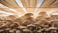 the King Oyster mushroom farm