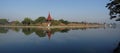 King Palace in Mandalay, Myanmar (Burma) Royalty Free Stock Photo