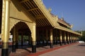 King Palace in Mandalay, Myanmar (Burma) Royalty Free Stock Photo
